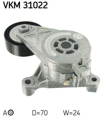 Ribbed belt tensioner skf - tensioner,