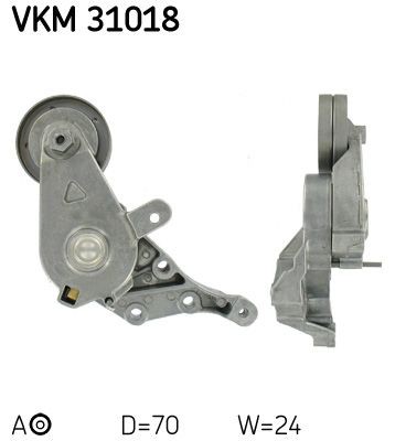 Ribbed belt tensioner skf - v-ribbed,