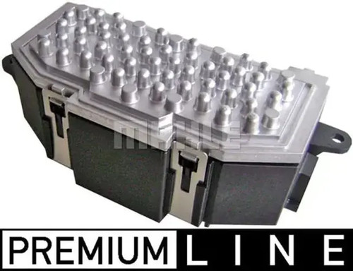 Blower regulator resistor for