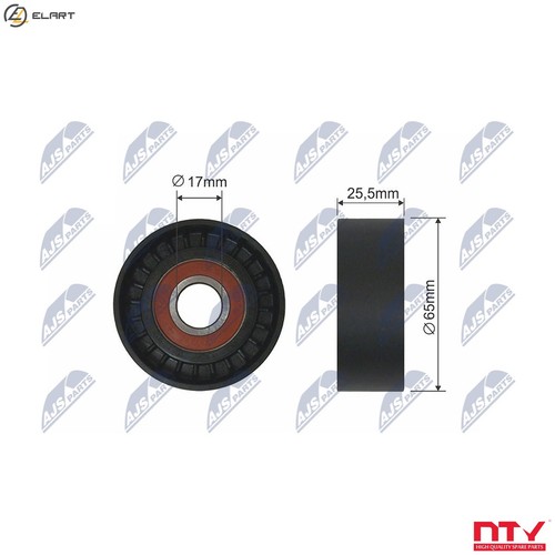 Tensioner pulley vribbed belt - tensioner,
