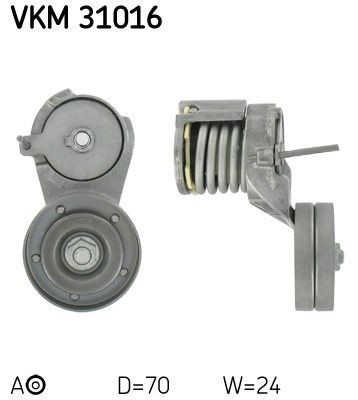 Ribbed belt tensioner skf - tensioner,